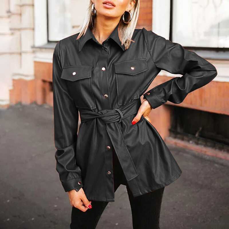 Leather Shirt-Trench - Ell Soll