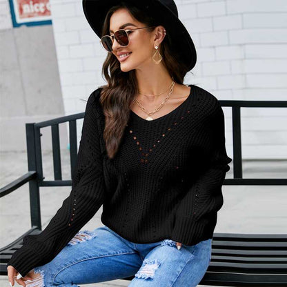 Versatile Loose Sweater - Ell Soll