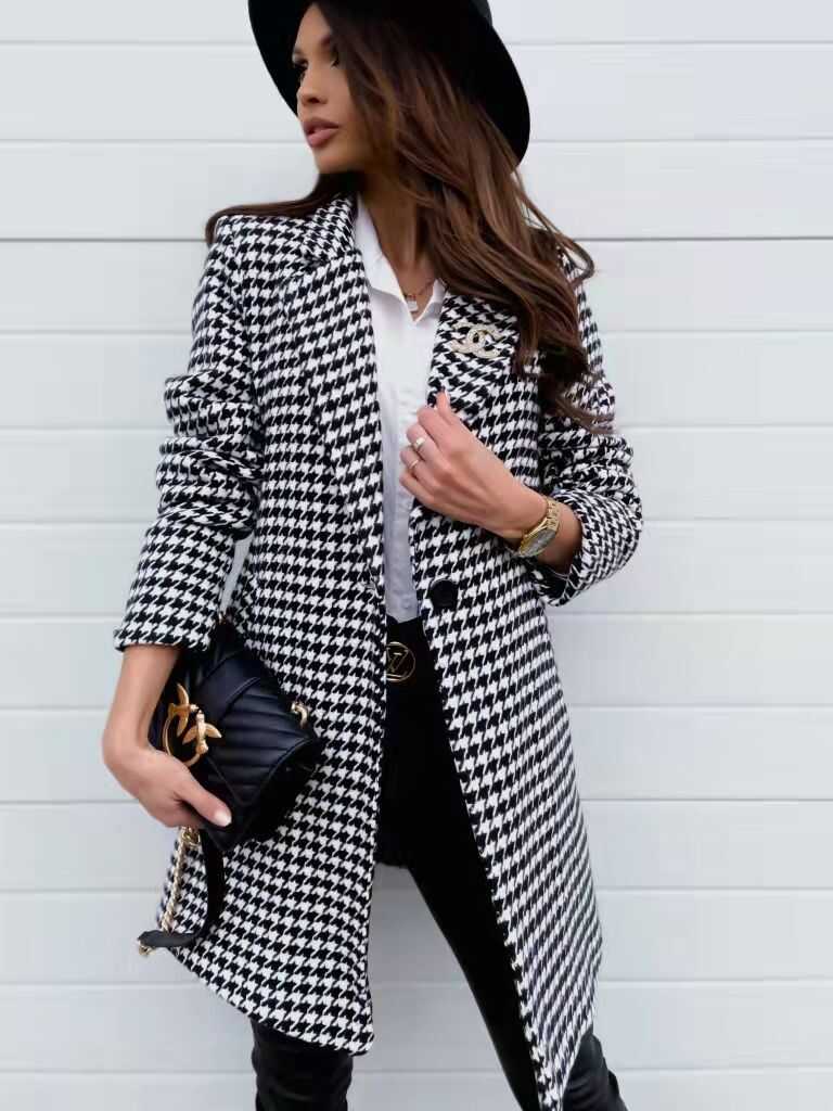 One Button Slim Fit Blazer - Ell Soll