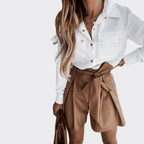 Elastic Waist Casual Shorts - Ell Soll