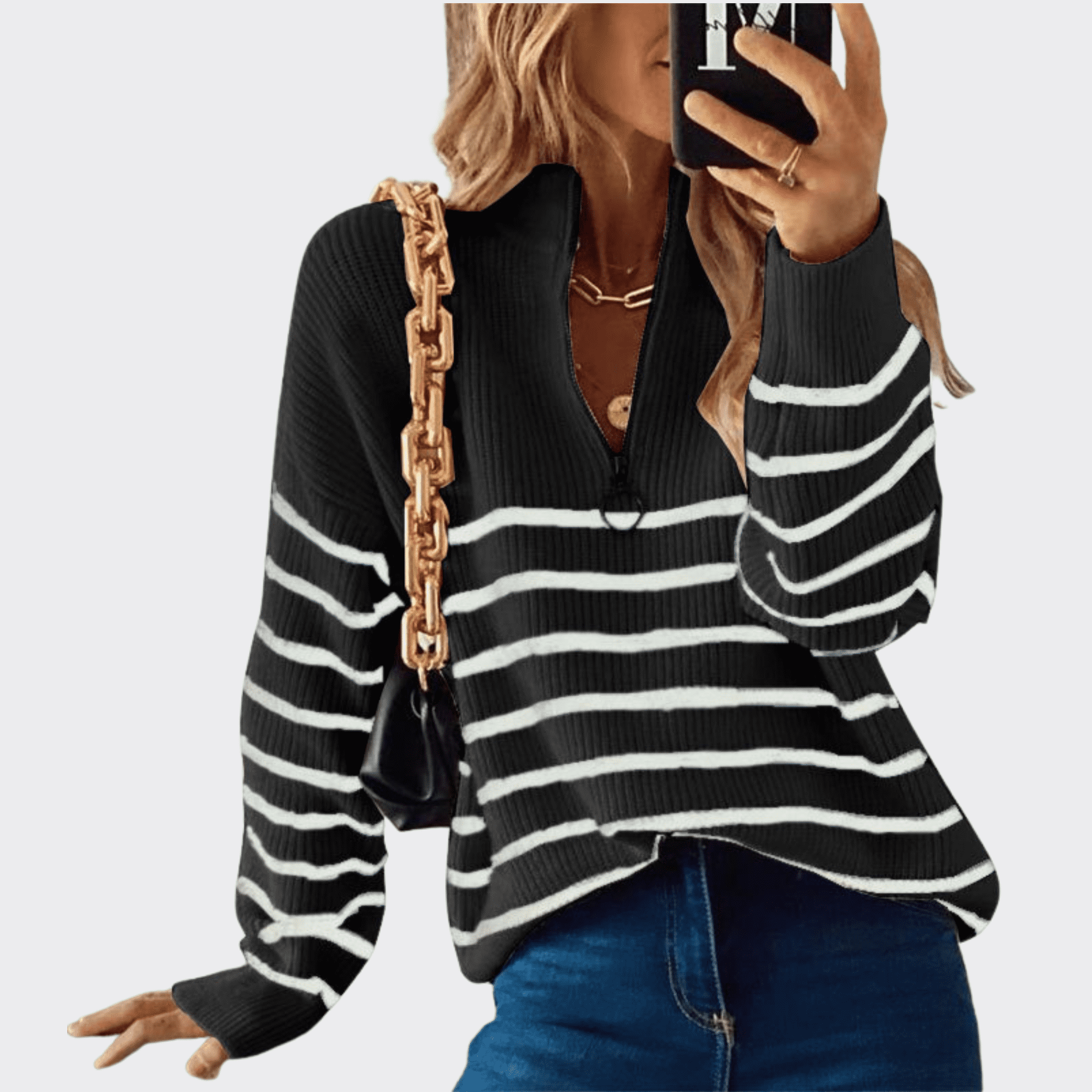 Striped Color Shirt - Ell Soll