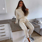 High-Neck Sweater Suit - Ell Soll