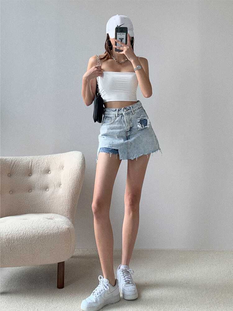Denim Skirt - Ell Soll
