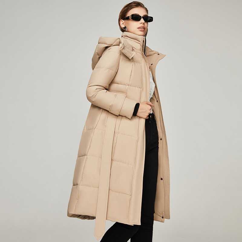 New Style Padded Long Coat - Ell Soll