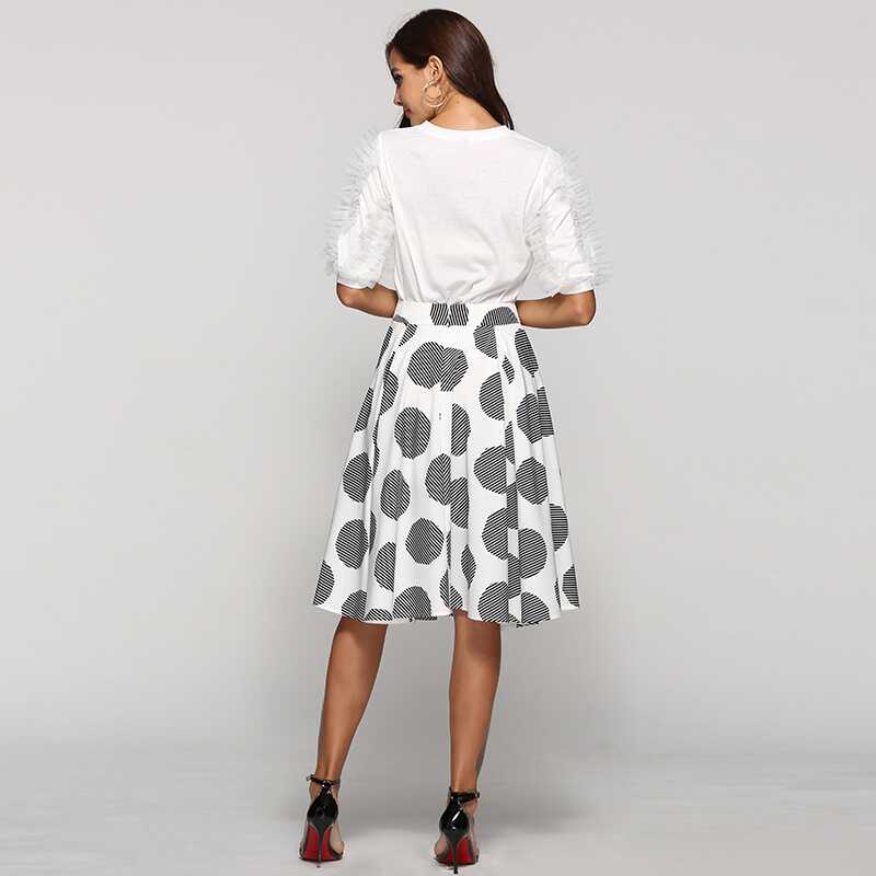 Large Dot Round Skirt - Ell Soll