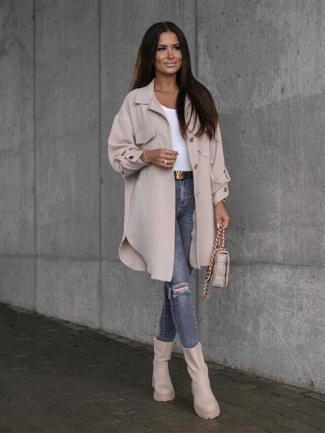 Mid-Length Button Trench - Ell Soll