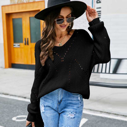 Versatile Loose Sweater - Ell Soll