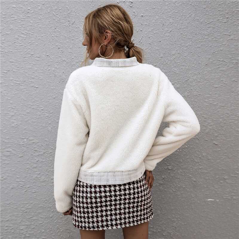 Pocket Blouse Woolen Jacket - Ell Soll