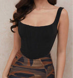Hot Neck Umbilical Sling Shirt - Ell Soll