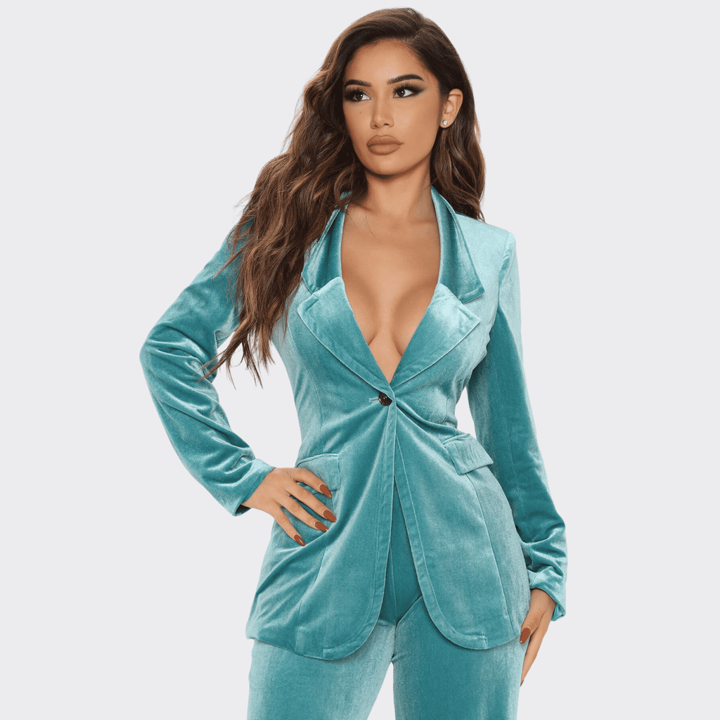 Two-Piece Solid Color Set - Ell Soll Two-Piece Solid Color Set king-planet.myshopify.com