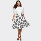 Large Dot Round Skirt - Ell Soll
