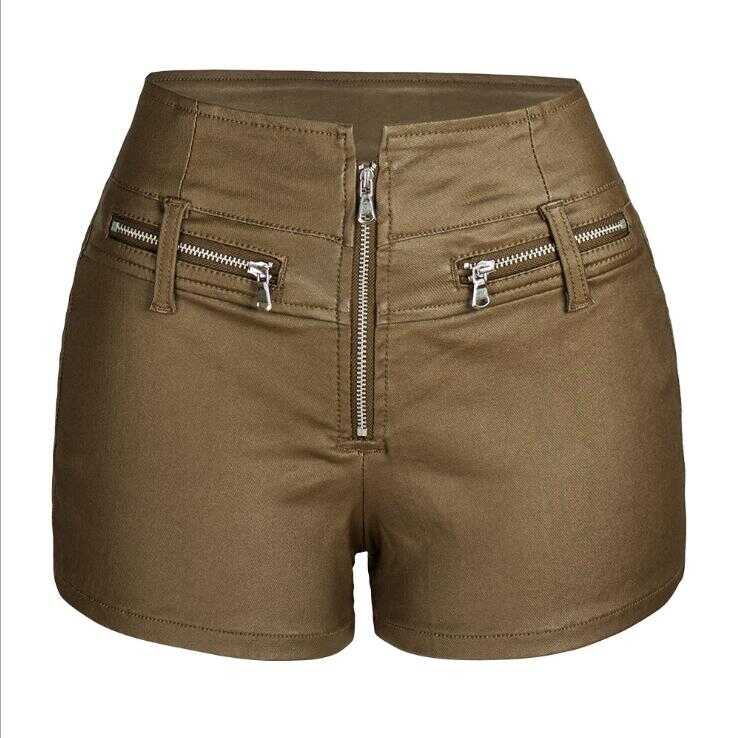 Hip-Lifting Motorcycle PU Shorts - Ell Soll