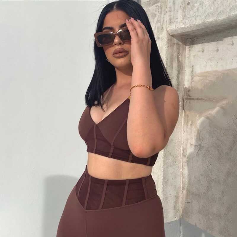 Low-Cut Sports Fitness Suit - Ell Soll