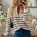 Striped Color Shirt - Ell Soll Striped Color Shirt king-planet.myshopify.com