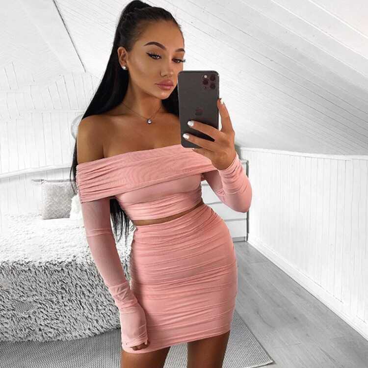 Open Pinky Dress - Ell Soll