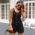 Linen Style Straps Overall - Ell Soll