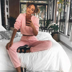 Solid Hooded Set - Ell Soll