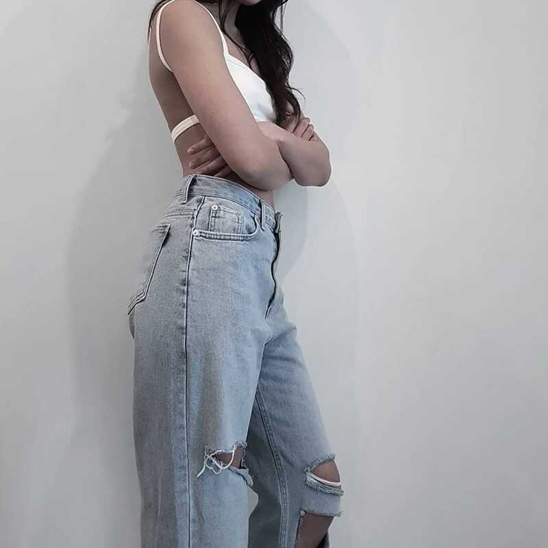 High-Rise Wide Jeans - Ell Soll