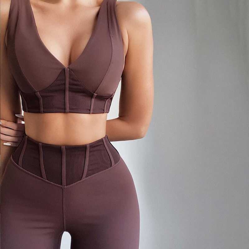 Low-Cut Sports Fitness Suit - Ell Soll