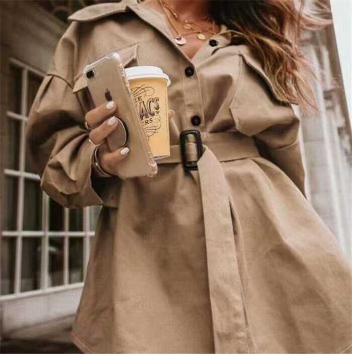 Sand Belt Shirt-Dress - Ell Soll