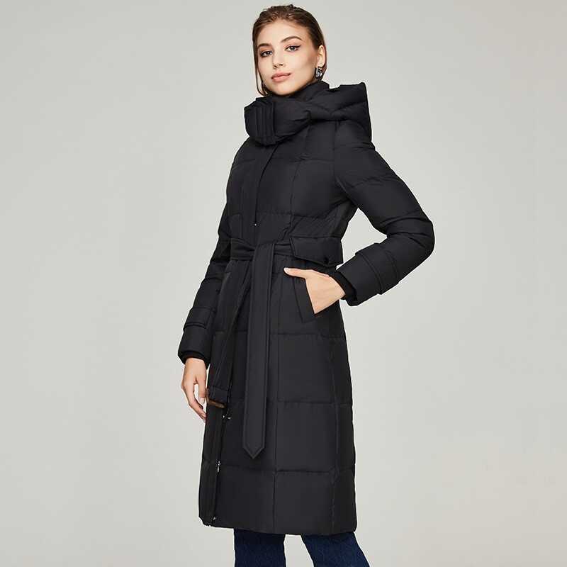 New Style Padded Long Coat - Ell Soll