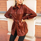 Leather Shirt-Trench - Ell Soll