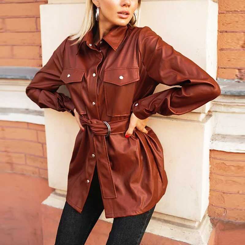Leather Shirt-Trench - Ell Soll