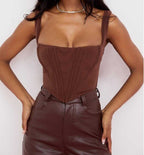 Hot Neck Umbilical Sling Shirt - Ell Soll