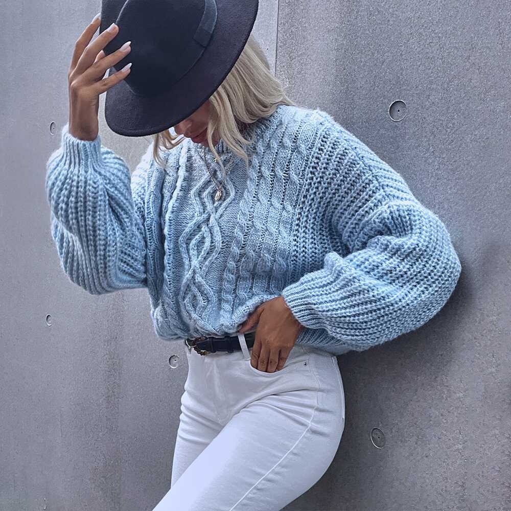 Round Neck Casual Sweater - Ell Soll