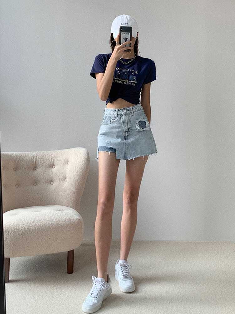 Denim Skirt - Ell Soll
