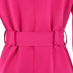 Solid Color Lapel Cardigan - Ell Soll