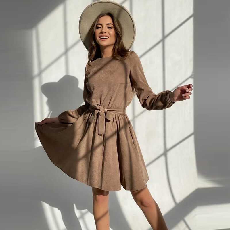 Temperament Pullover Dress - Ell Soll