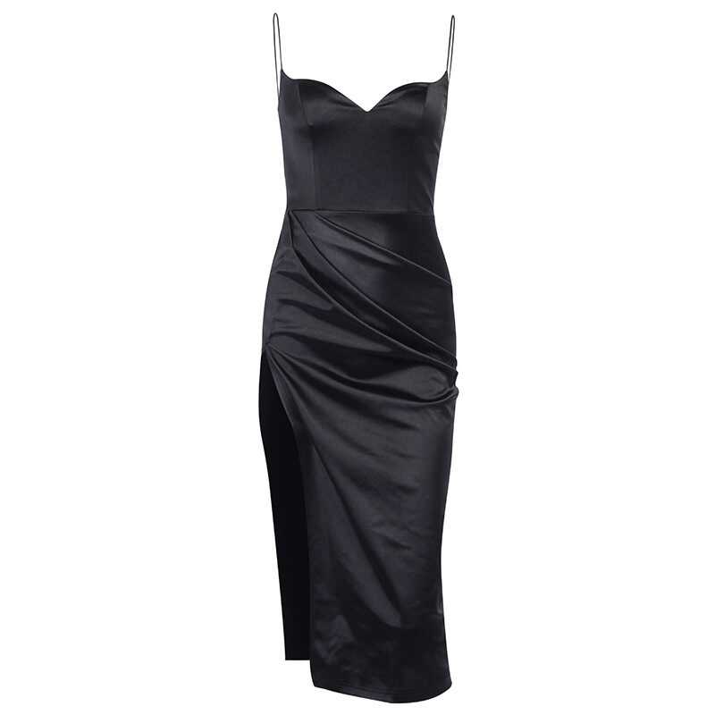 Split-Leg Black Dress - Ell Soll