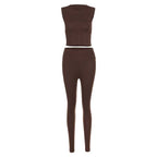 Low-Cut Sports Fitness Suit - Ell Soll