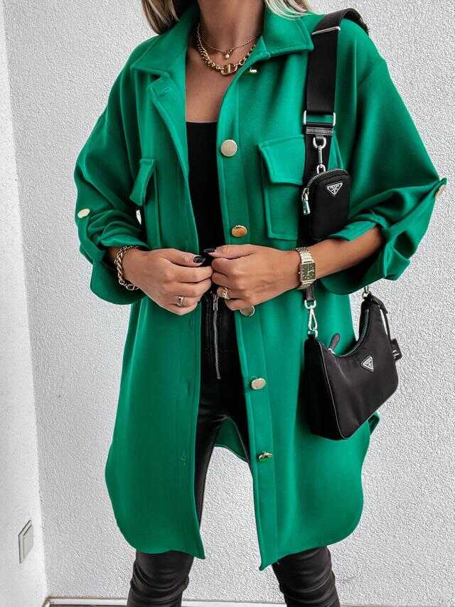 Mid-Length Button Trench - Ell Soll