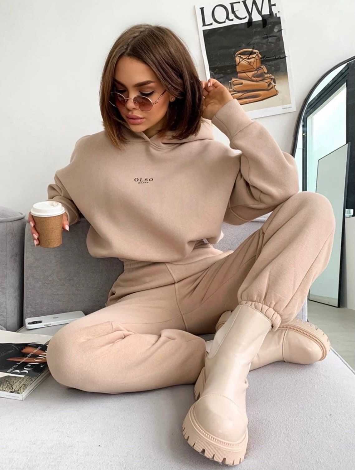 Fleece Casual Suit - Ell Soll