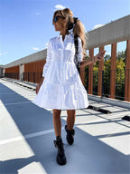 Loose Temperament Shirt Dress - Ell Soll