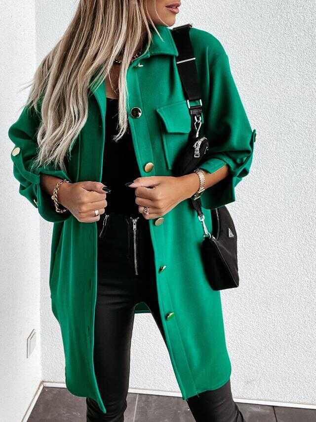 Mid-Length Button Trench - Ell Soll