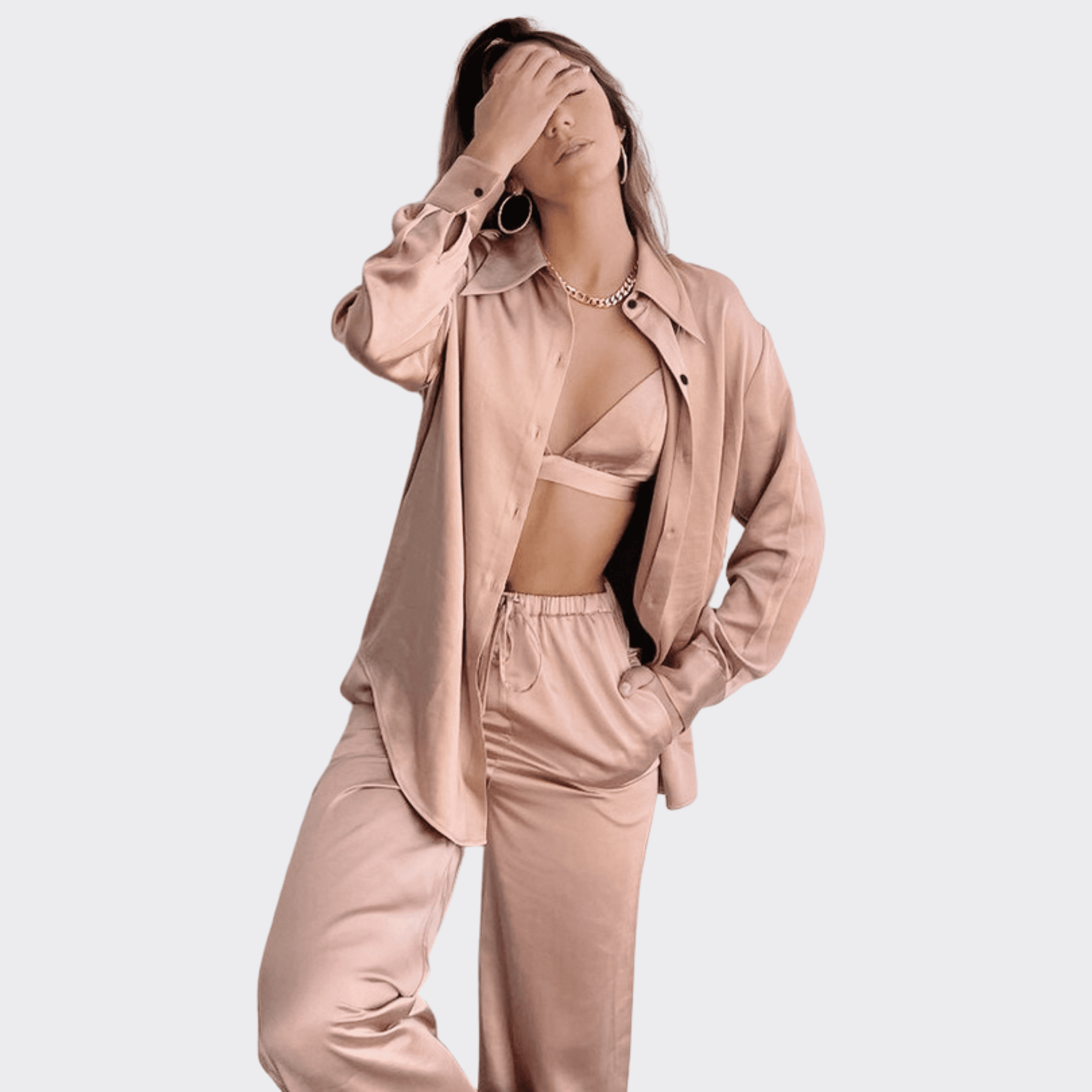 Three-Piece Full Night Set - Ell Soll