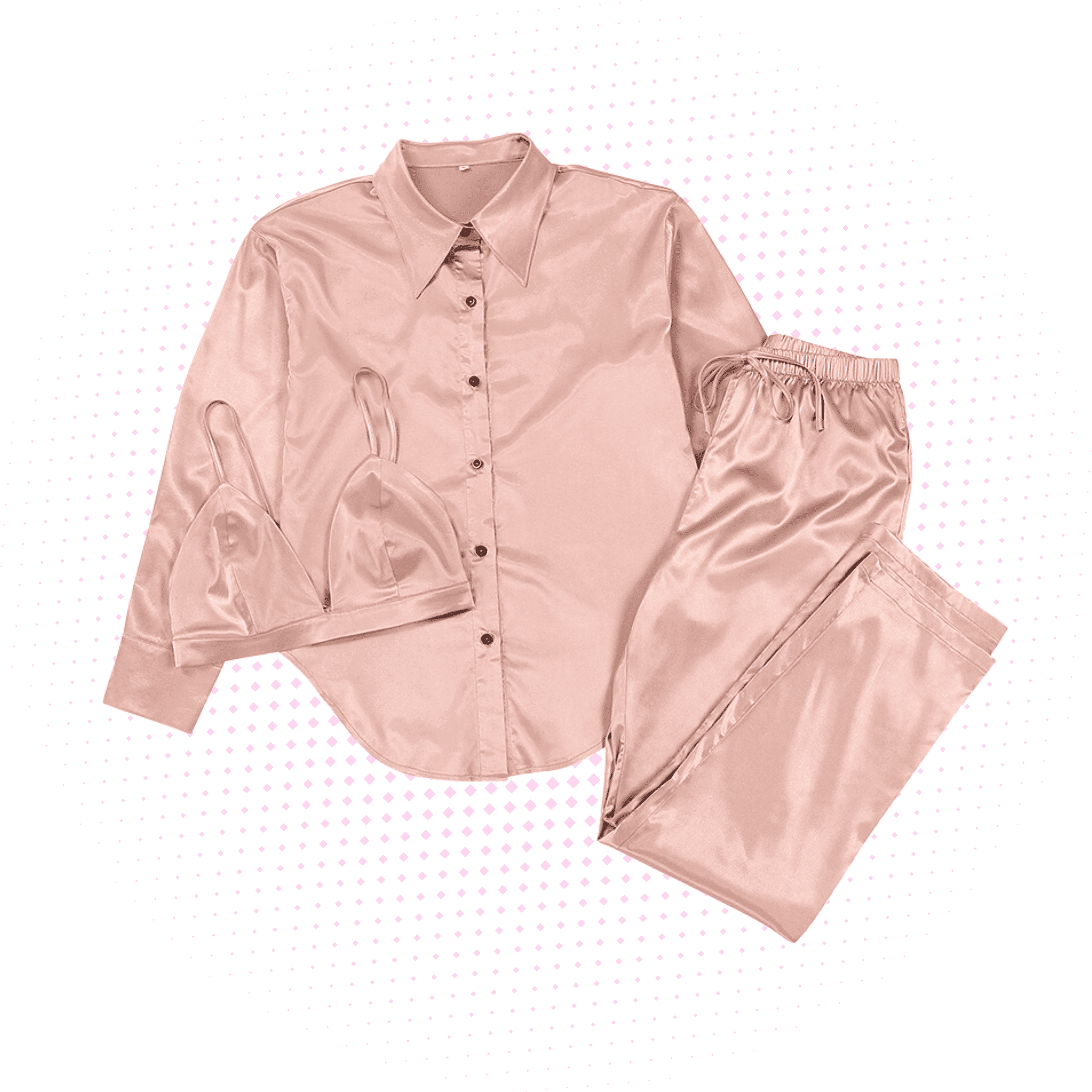 Three-Piece Full Night Set - Ell Soll