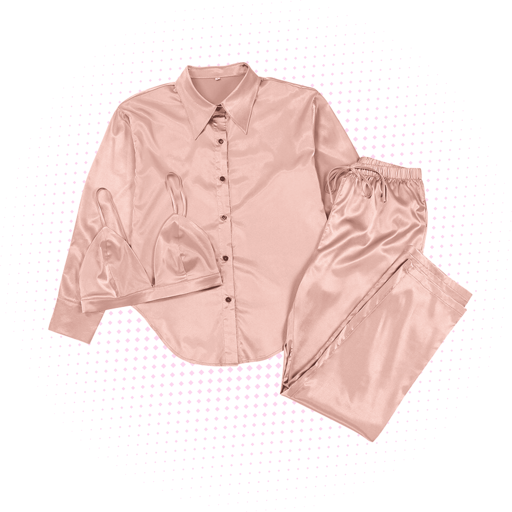 Three-Piece Full Night Set - Ell Soll Three-Piece Full Night Set king-planet.myshopify.com