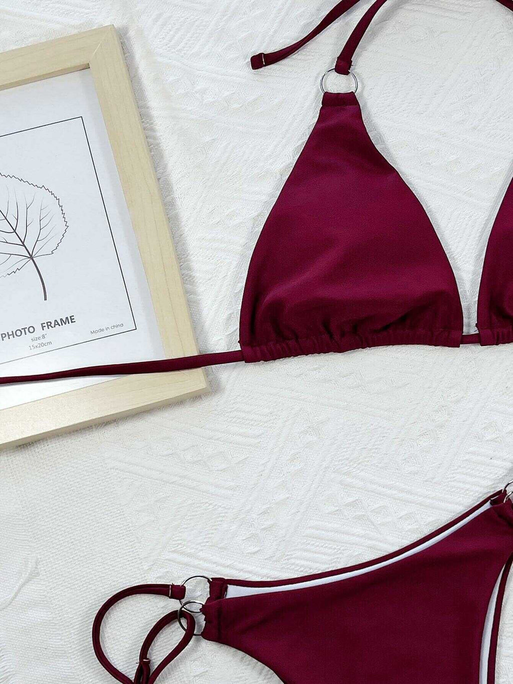 Solid Bikini Swimwear - Ell Soll