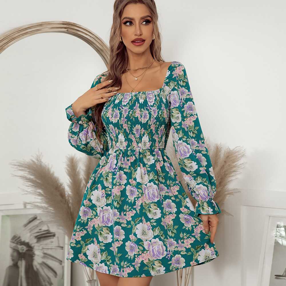 Flowery Dress - Ell Soll