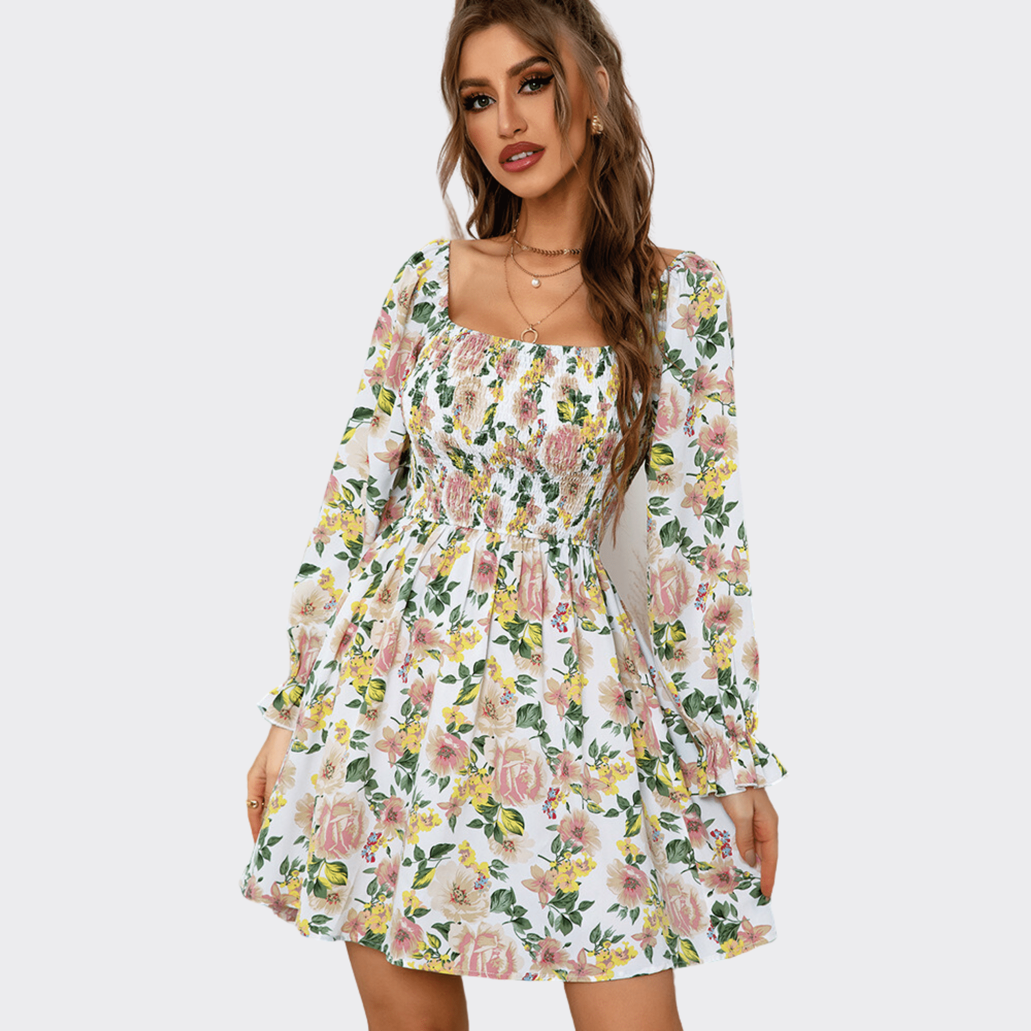 Flowery Dress - Ell Soll