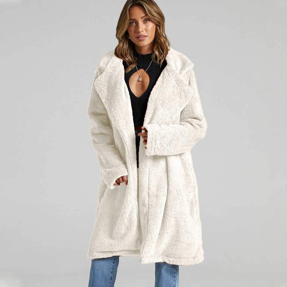 Long Warm Fur Coat - Ell Soll