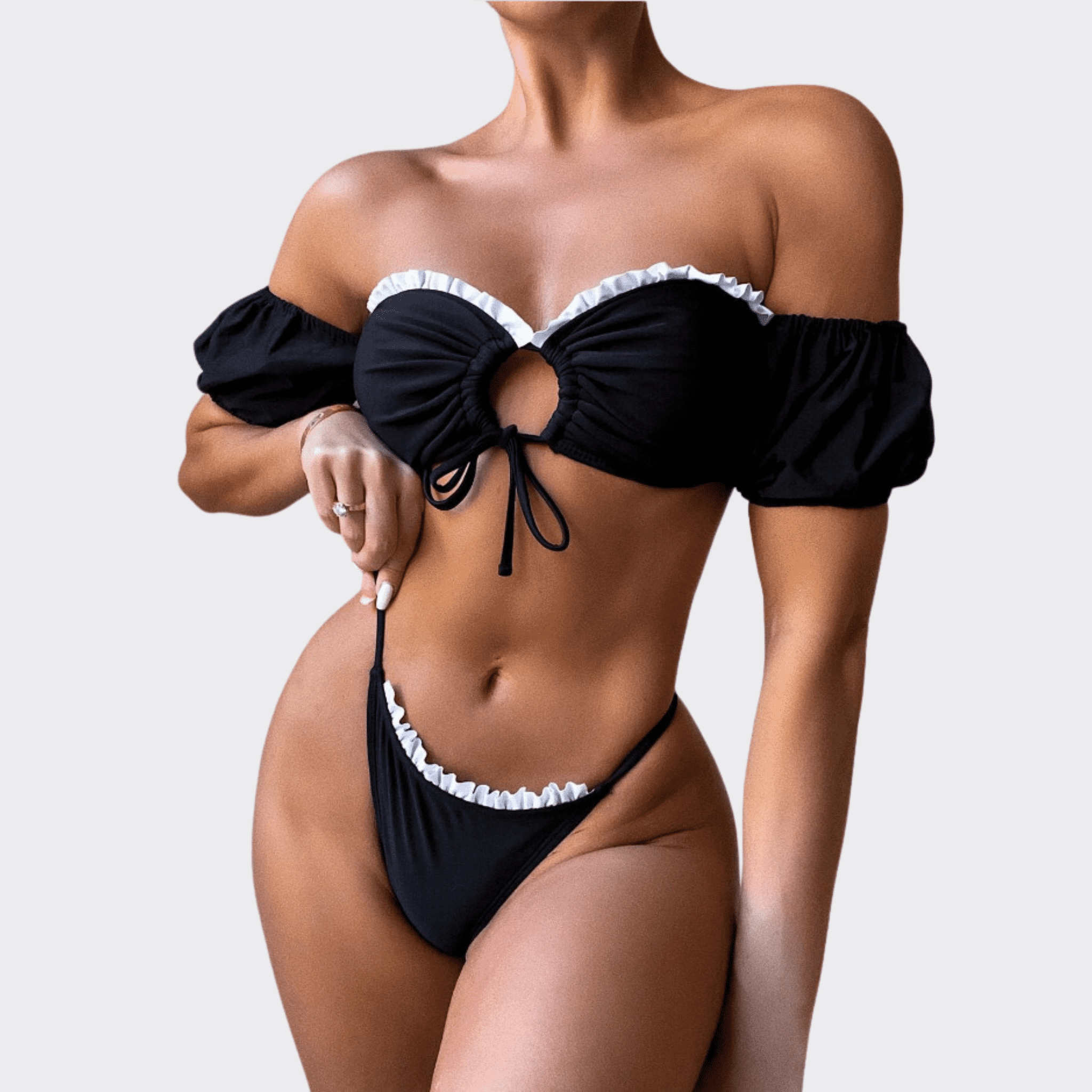 Flash Short-Sleeved Swimwear - Ell Soll